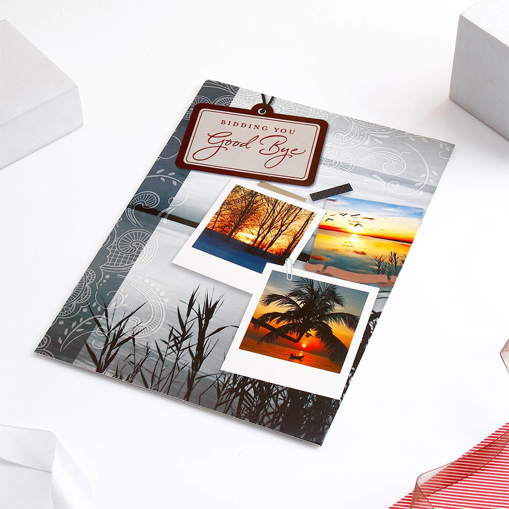 Bidding You Good Bye Greeting Card
