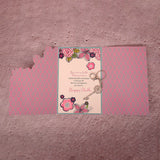 Rinestone Keychain With Greeting Card