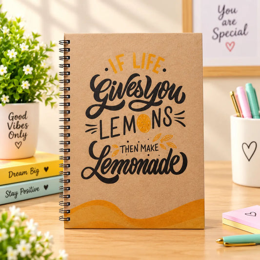 NOTE BOOK Life Lemons