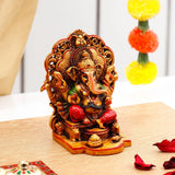 Lord Ganesha Idol - Handcrafted Resin Figurine