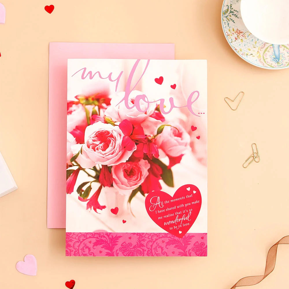 My Love Greeting Card With Envelope
