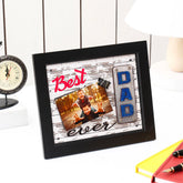 Best Dad Ever Personalized Photo Frame