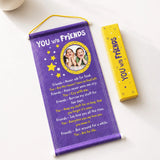 Archies Photo Scroll & Blue Silicone Bracelet Set