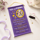 Archies Friendship Photo Scroll & Silicone Bracelet Set