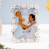Archies White Blossom Silver Photo Frame