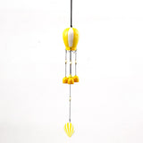 Yellow & White Hot Air Balloon Wind Chime