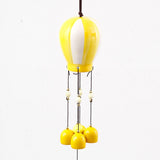 Yellow & White Hot Air Balloon Wind Chime