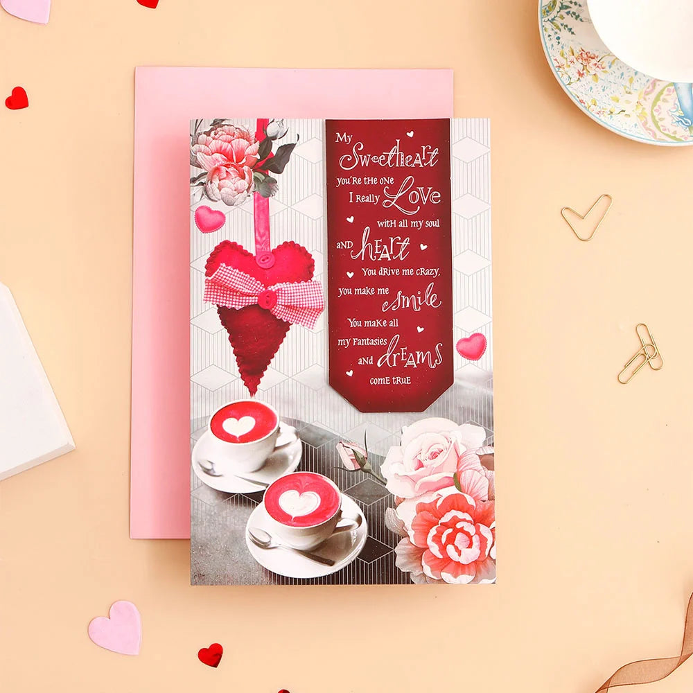 You Are The One I Love Greeting Card With Envelope