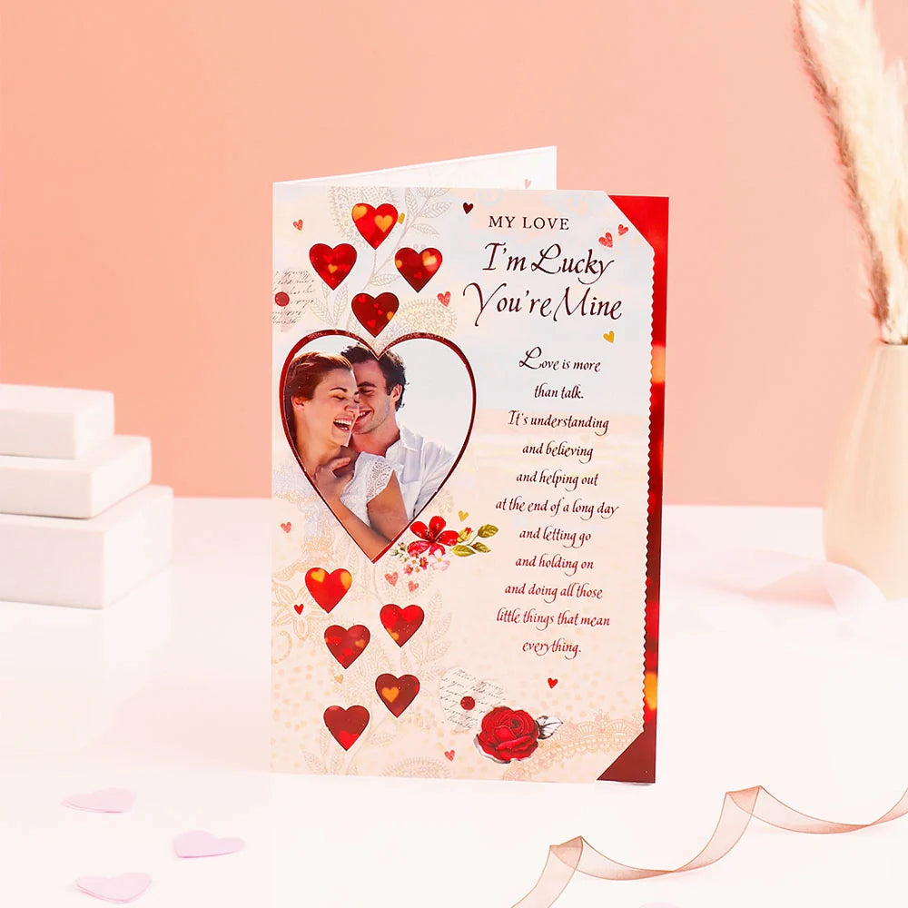 I'm Lucky You Are Mine Greeting Card With Envelope