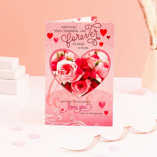 Today Tomorrow And Forever Greeting Card With Envelope