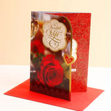 For My Beautiful Wife Greeting Card With Envelope