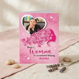 Personalised Being a Woman Greeting Card
