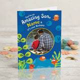 Amazing Son Birthday Personalised Card