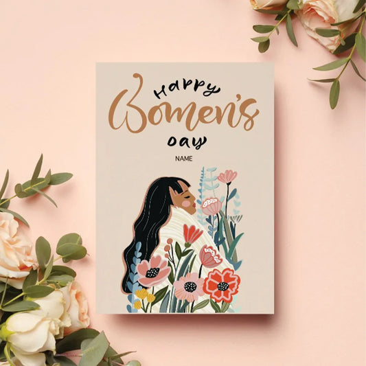 Wonderful Women's Day Personalised Greeting Card