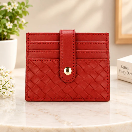 Charming Design Purplish Red Small Wallet For Womens