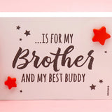 Archies "B is for My Brother and My Best Buddy" Desk Plaque