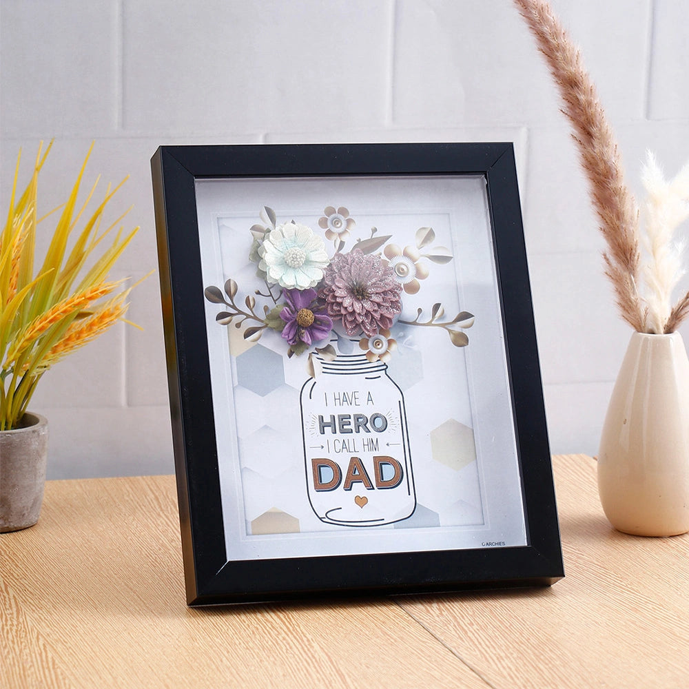 Archies "I Have a Hero, I Call Him Dad" Frame