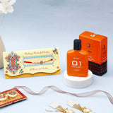 Archies 'Wishing A Wonderful Brother' Rakhi Mailer With 01 Musk Perfume