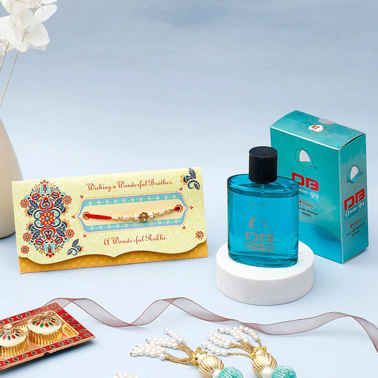 Archies 'Wishing A Wonderful Brother' Rakhi Mailer With Dream Boy Perfume