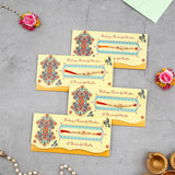 Pack Of 4 Wishing A Wonderful Brother Rakhi Mailer