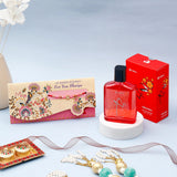 Archies 'For You Bhaiya' Rakhi Mailer With UXR Original Perfume