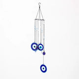 Triple Evil Eye Glass Wind Chime
