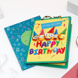 It's Your Day Today Happy Birthday Emoji Greeting Card