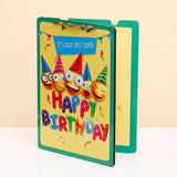 It's Your Day Today Happy Birthday Emoji Greeting Card