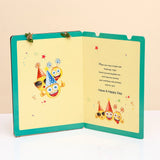 It's Your Day Today Happy Birthday Emoji Greeting Card