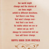 Happy Rakhi Greeting Card with Archies Amalfi Blu Perfume