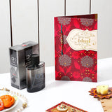 Happy Rakhi Greeting Card with Archies Black Diamond Perfume
