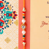 Dear Brother Rakhi Greeting Card with Archies Amalfi Blu Perfume