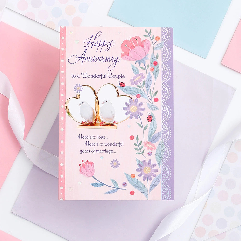 Happy Anniversary For Couple Greeting Card
