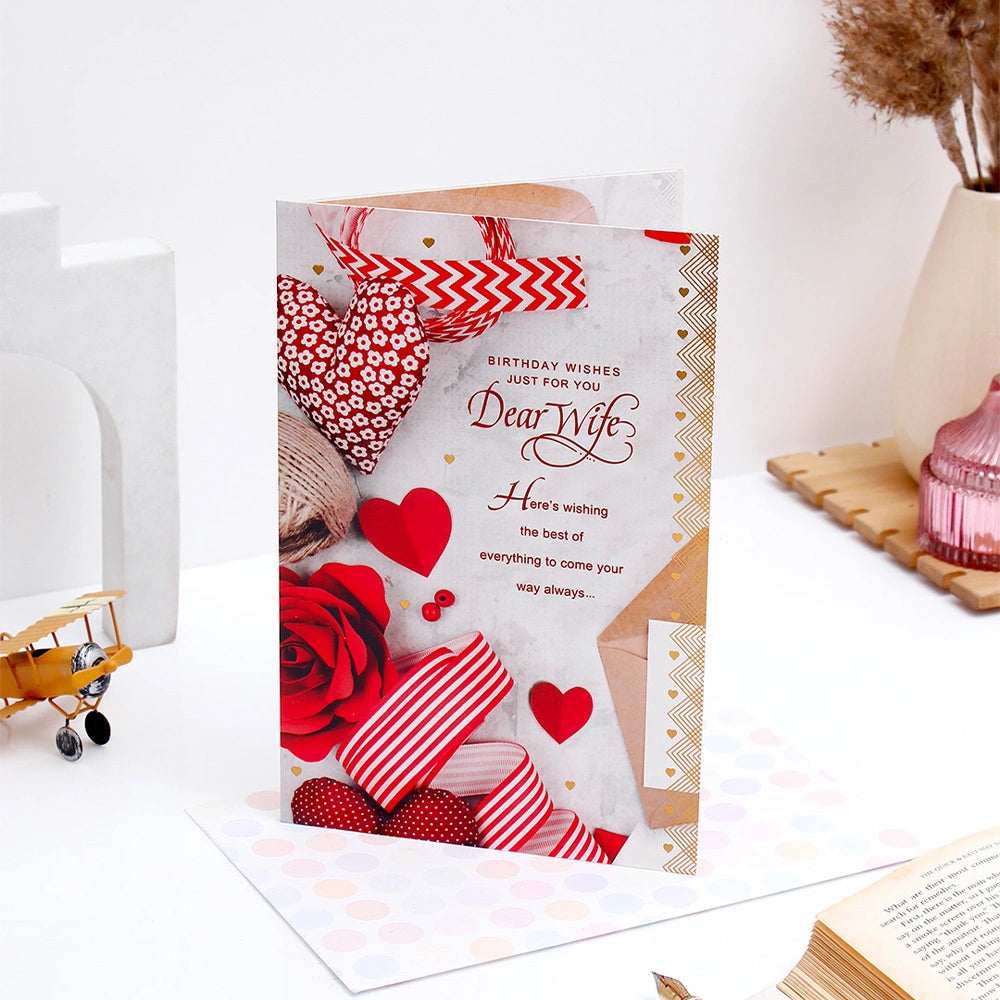 Dear Wife Birthday Greeting Card