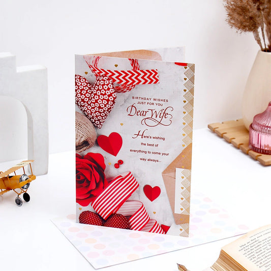 Dear Wife Birthday Greeting Card