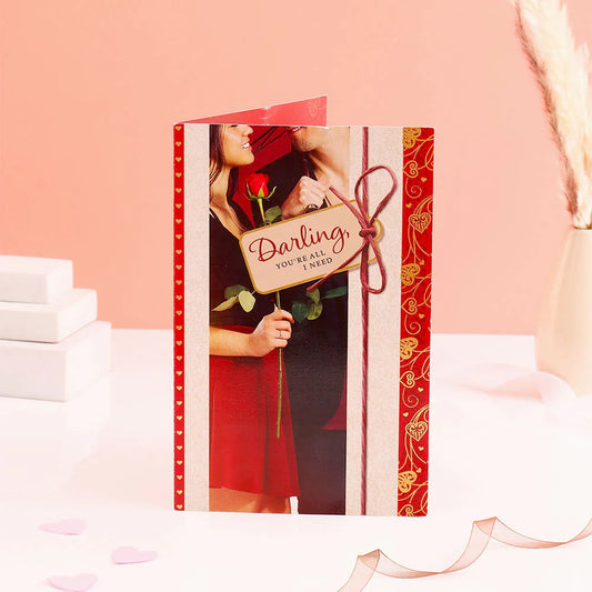 Darling You Are All I Need Greeting Card With Envelope