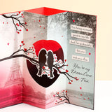 My Love I'm With You Greeting Card With Envelope