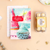 Have A Wonderful Birthday Greeting Card and Ferrero Rocher 200 GM