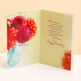 Warm Wishes On Birthday Greeting Card and Ferrero Rocher 50 GM