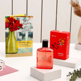 Happy Thoughts On Your Birthday Greeting Card and UXR Perfume