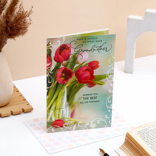 Dear Grandmother Birthday Greeting Card