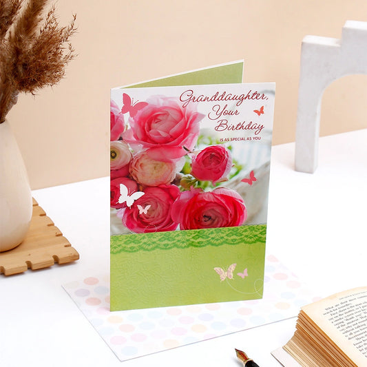 Dear Granddaughter Birthday Greeting Card