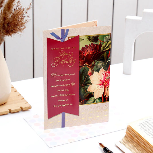 Warm Wishes On Your Birthday Greeting Card