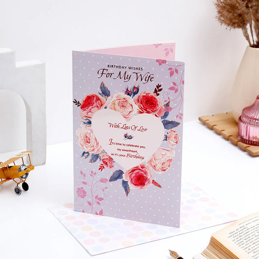 Birthday Wishes For My Wife Birthday Greeting Card