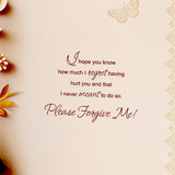 Here's A Warm Note Of Apology Greeting Card