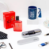 Dad Mug With UXR Perfume And Pierre Cardin Pen
