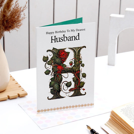 Happy Birthday Husband Birthday Greeting Card