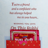 Raksha Bandhan Greeting Card with Archies Classic Oud Perfume