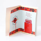 Pack Of 6 Raksha Bandhan Wishes Greeting Card With Envelope