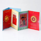 Personalised Rakhi Greeting Card with Archies Black Diamond Perfume